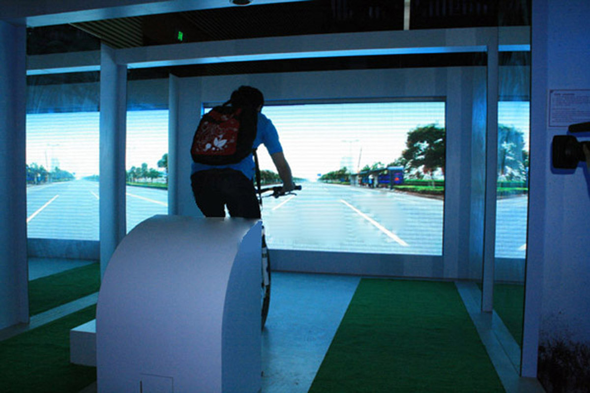若尔盖特效电影单车模拟驾驶