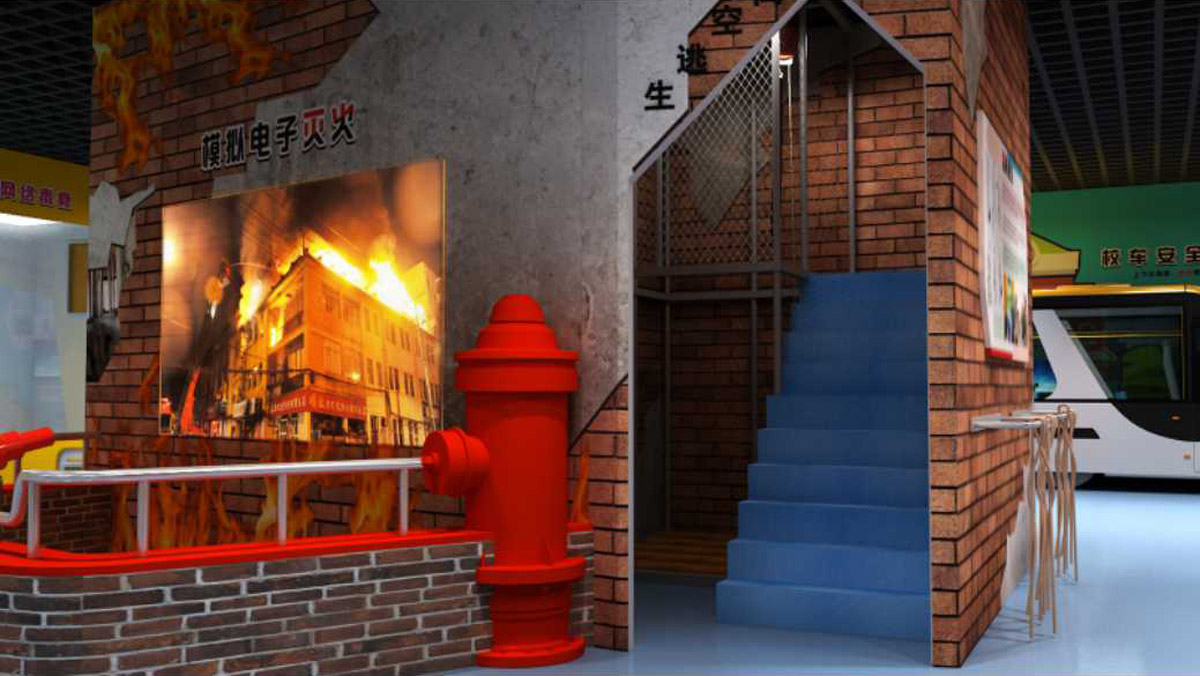 三台特效电影虚拟模拟灭火