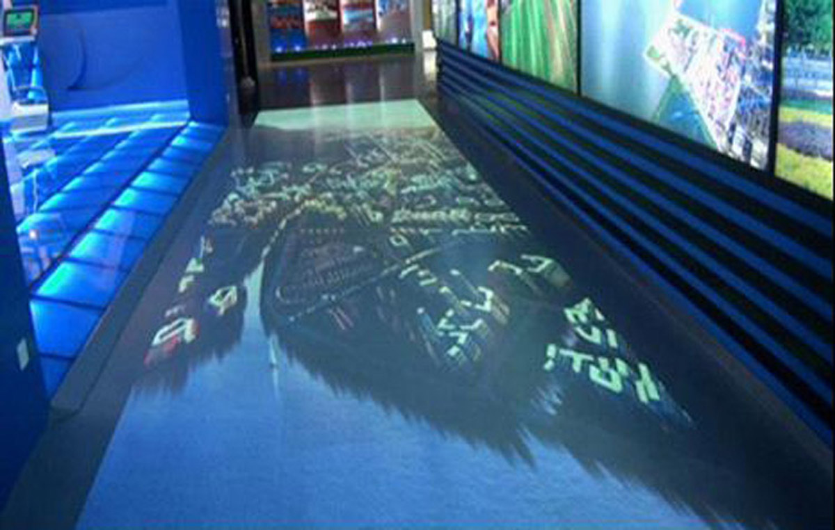 黑水特效电影地面互动感应投影系统