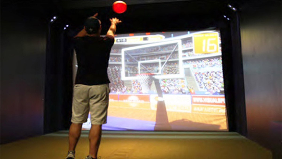 自贡特效电影虚拟篮球体验