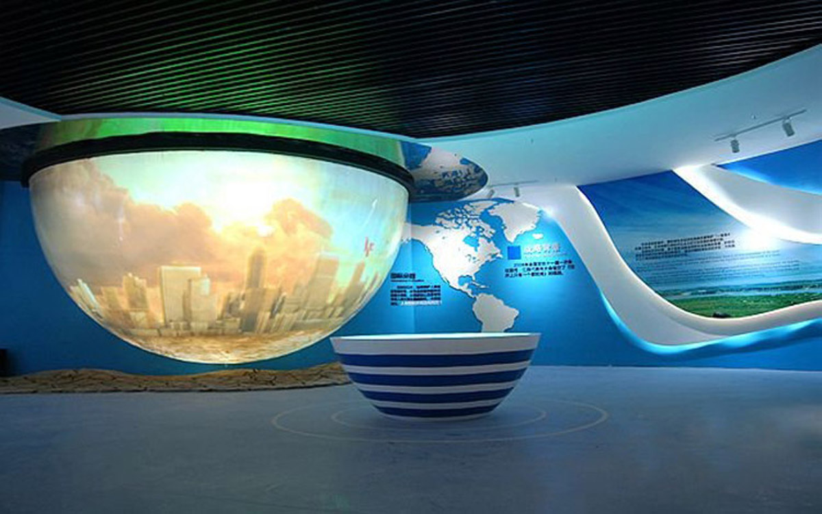 九龙坡特效电影展厅球幕系统展示